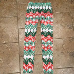 NEVER WORN! Christmas leggings!